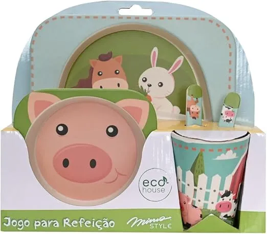 Jogo Para Refeicao Infantil Eco Mimo Style Unidade