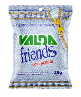 Pastilha Valda 25g Friends Sache