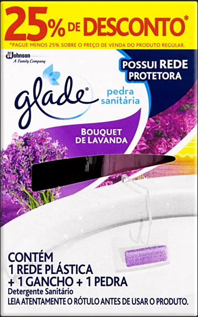 Pedra Sanitaria Glade 25g Lav 25%desc