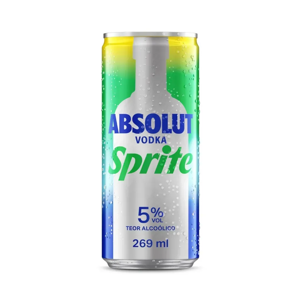 Bebida Mista Sprite 269ml Vodka Absolut