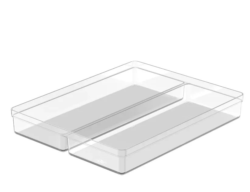 Organizador De Gaveta Ou Clear 37X30X5Cm