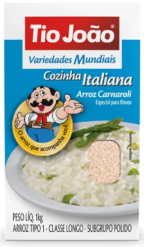 Arroz Carnaroli Tio João 1Kg Cozinha Italiana