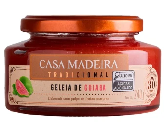 Geleia Casa Madeira 240g Tradicional Goiaba