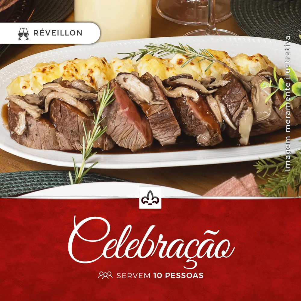 Ceia Celebração - Reveillon Und.