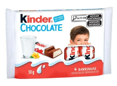 Chocolate Kinder 50g T4 Ao Leite