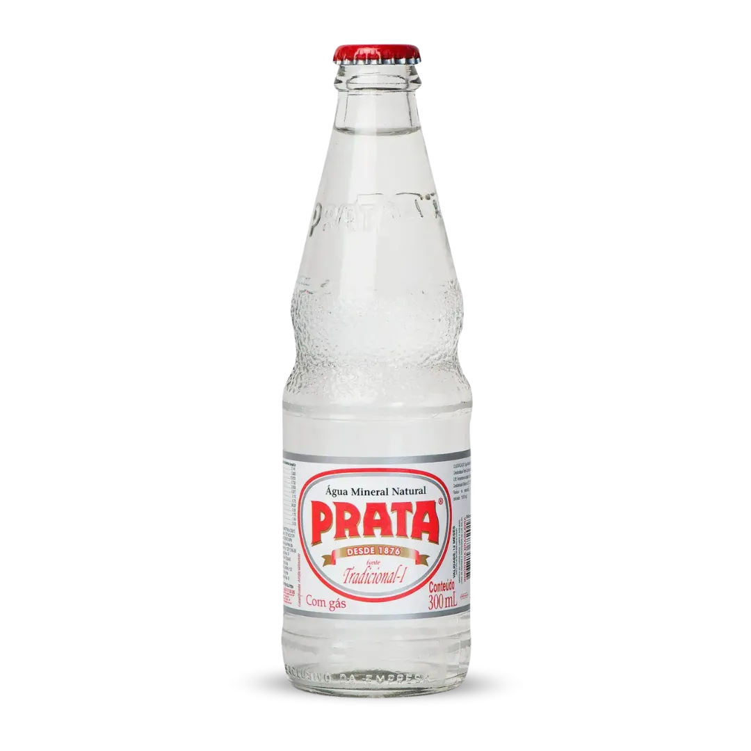 Agua Mineral Prata 300ml C Gas One Way
