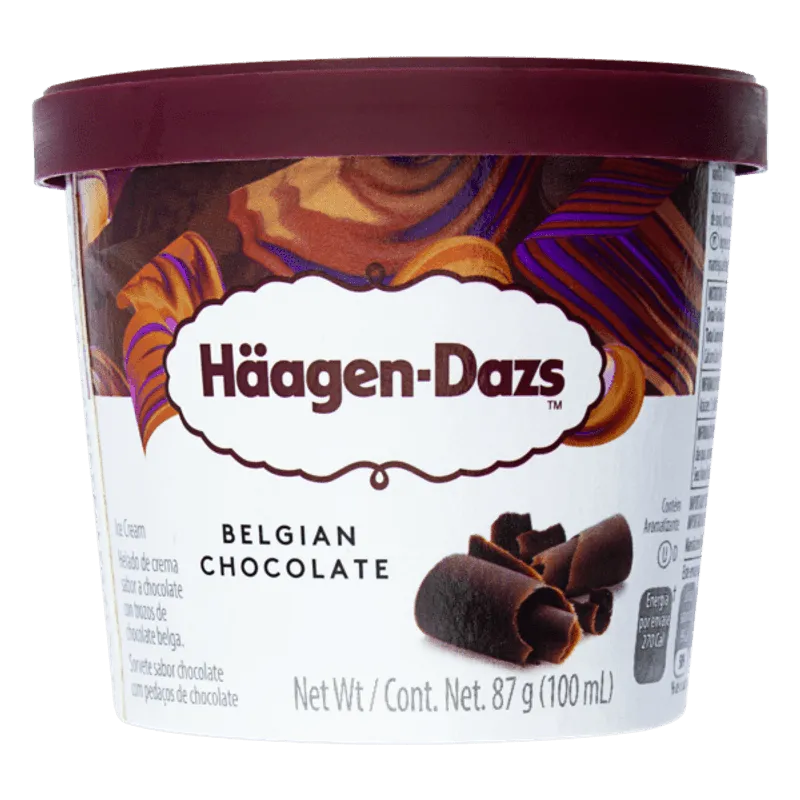Sorvete Haagen Dazs 100ml Belga Choc