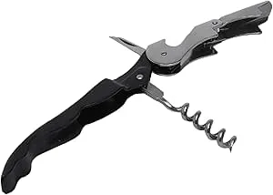Saca Rolhas Wolff Inox Duplo Estagio 13cm Preto
