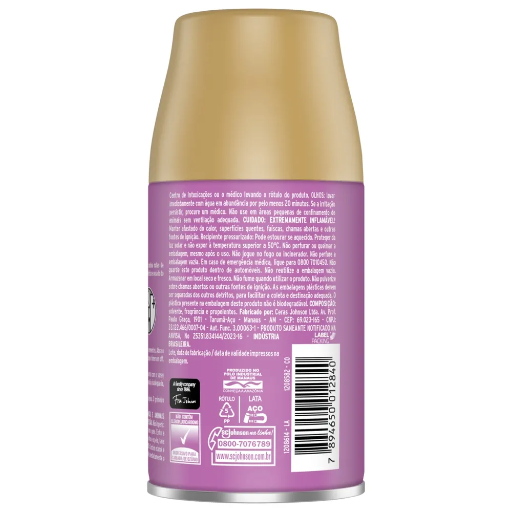 Odorizador de Ambiente Energia Floral Glade Automatic Frasco 269ml Spray Refil