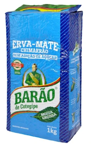 Erva Mate Barao Moida Grossa a Vacuo Zero Açucar
 1kg