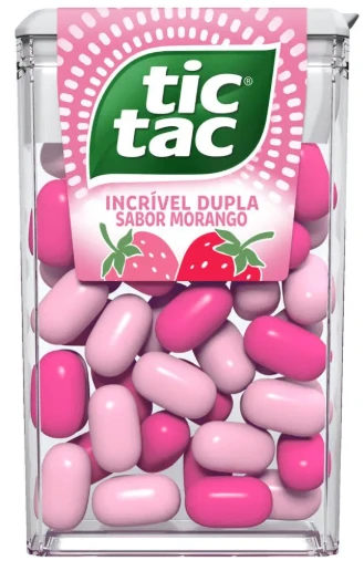 Pastilha Tic Tac 14,5g Morango