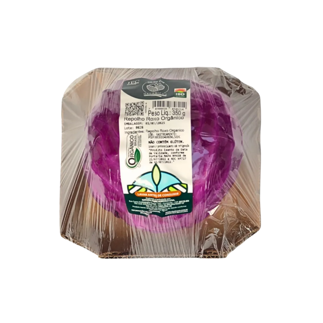 Repolho Roxo Rio De Una 350g Organico