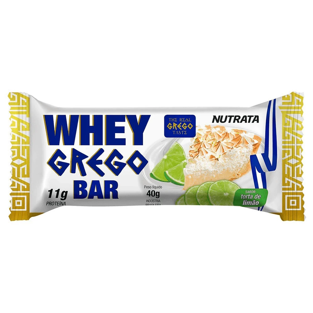 Barra Protein 40g Whey Grego Torta Limao