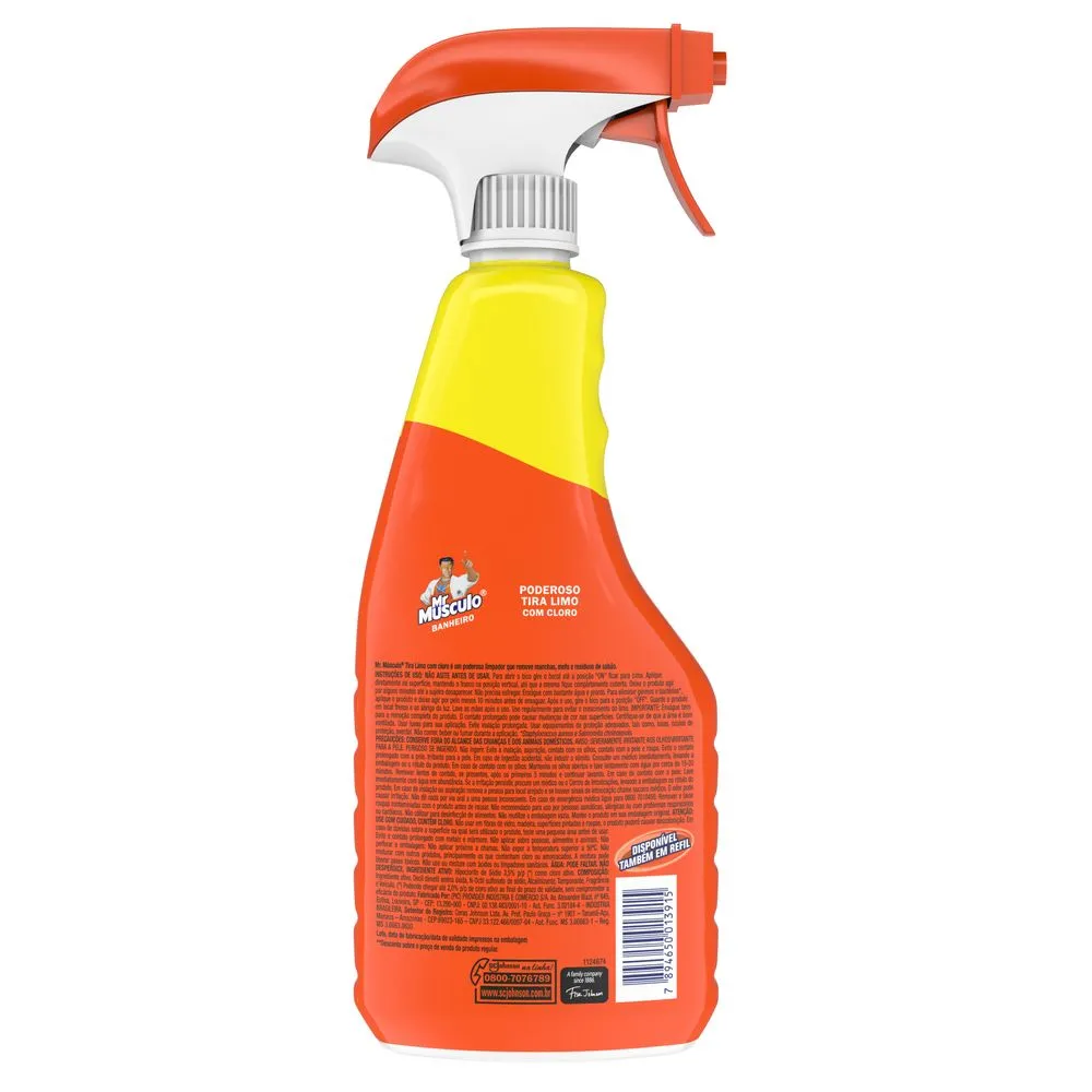 Desinfetante Banheiro Tira-Limo Mr Músculo Frasco 500ml Borrifador Oferta Especial