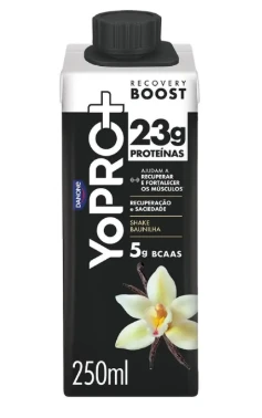 Bebida Lactea Yopro 250ml Uht Recovery Boost 23g Baunilha
