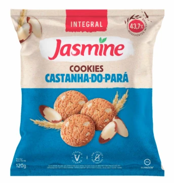Cookies Integral Jasmine Castanha Do Para 120g