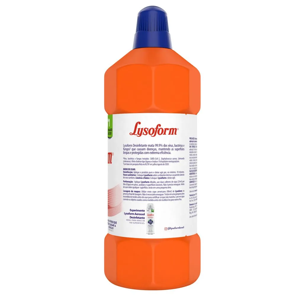 Desinfetante Lysoform 1lt Suave Odor