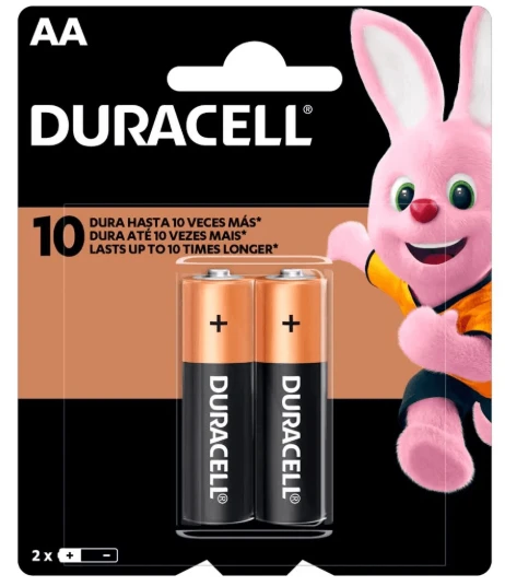 Pilha Duracel Alcalina Aa 2 Und.