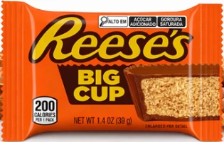 CHOCOLATE REESES PEANUT BUTTER AME BIG CUP 39G