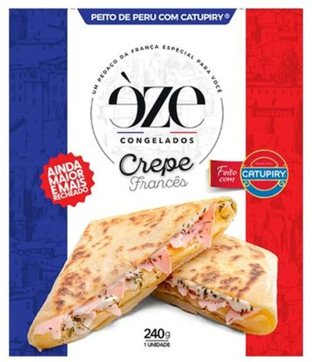 Crepe Eze Peito de Peru com Catupiry 240g