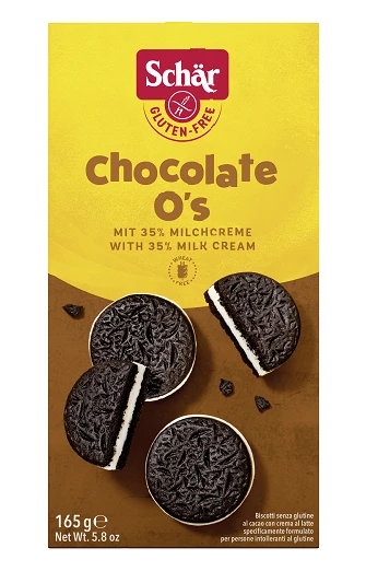 Biscoito Schar 165g Choco Os