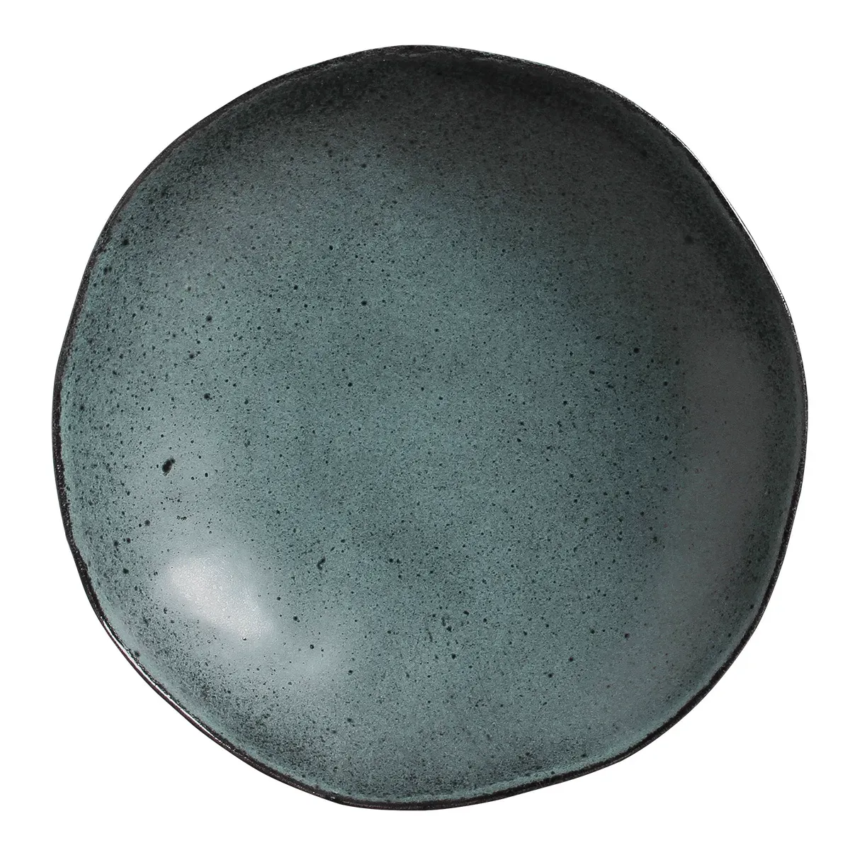 Prato Fundo Porto Brasil Organico 21,2cm Petroleum