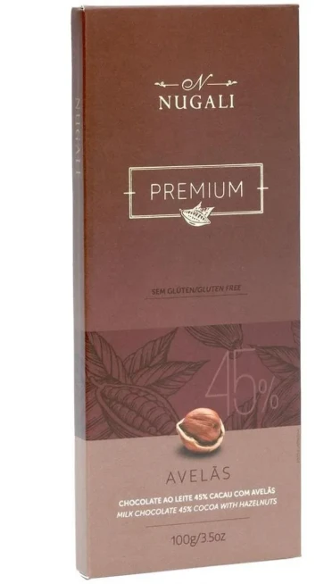 Chocolate Nugali Ao Leite 100g