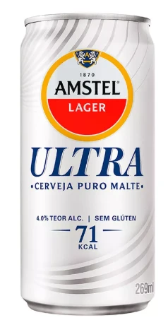 Cerveja Amstel Ultra Puro Malte Lta 269ml