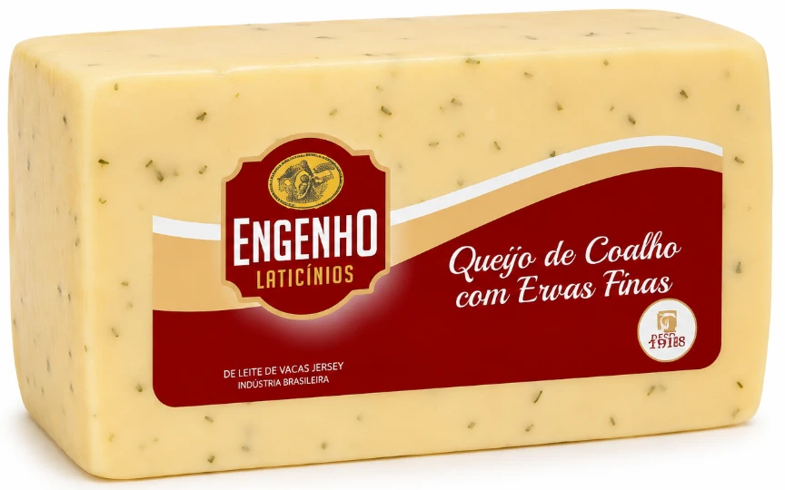 Queijo Coalho Engenho Ervas Kg