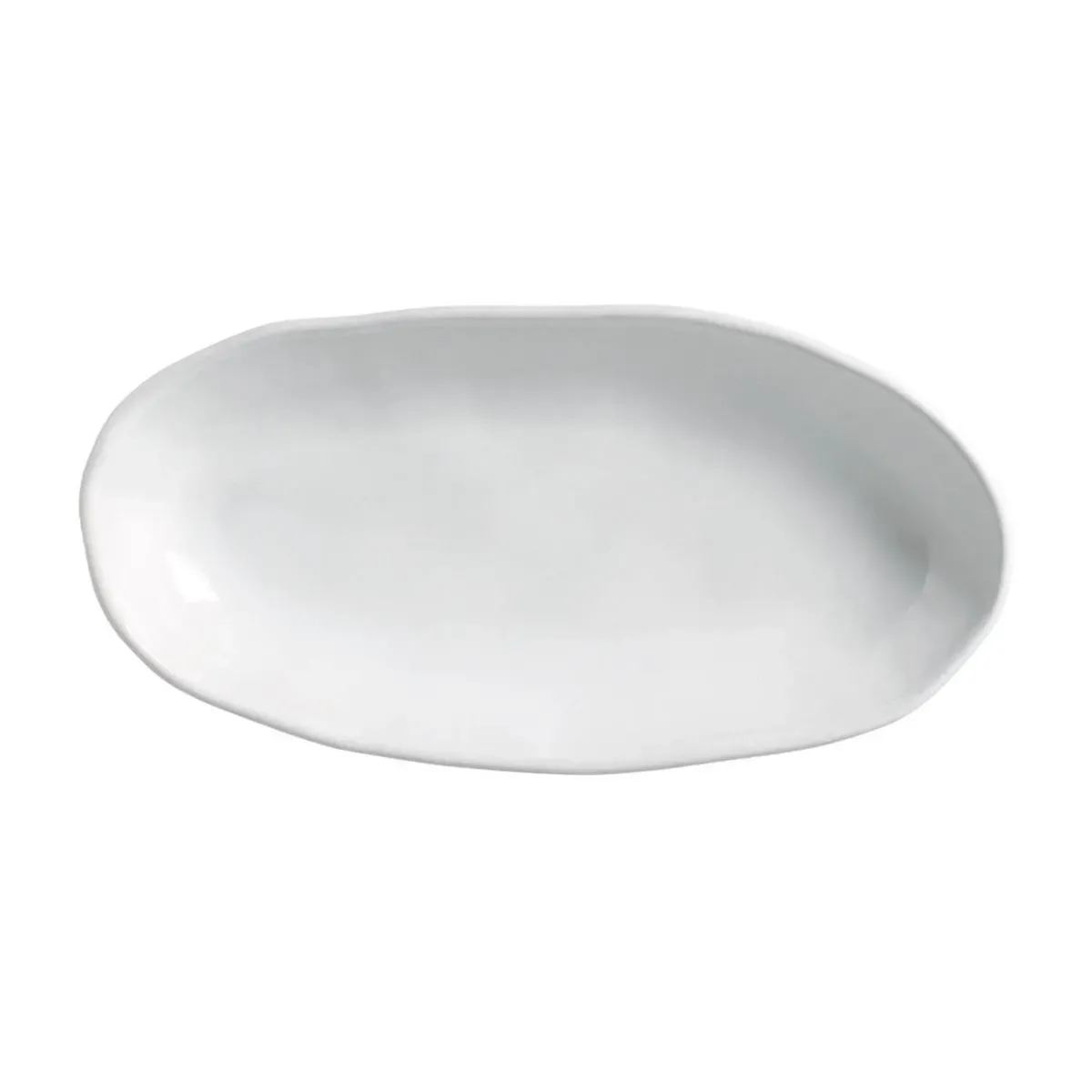Travessa Funda Porto Brasil Organico Oval 32x16cm New White