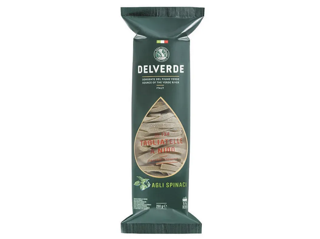 Tagliatelle Delverde 200g Espinafre a Nido