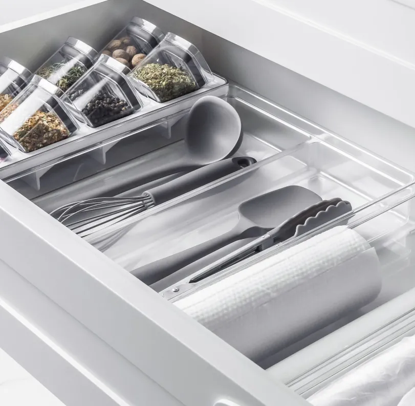 Organizador De Gaveta Ou Clear 37X30X5Cm