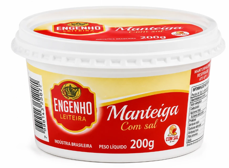 Manteiga Engenho Com Sal 200g