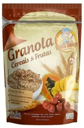 Granola Vovo Maze Cereais e Frutas 250g