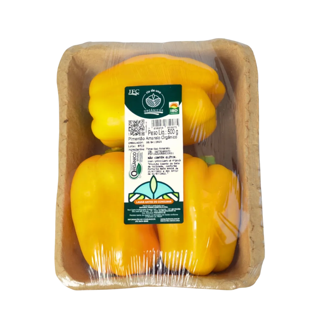 Pimentao Amarelo Rio De Una 500g Organico