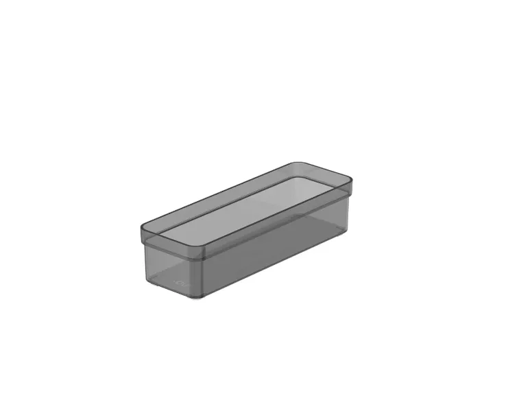 Organizador De Gaveta Ou Clear 22X7X5Cm