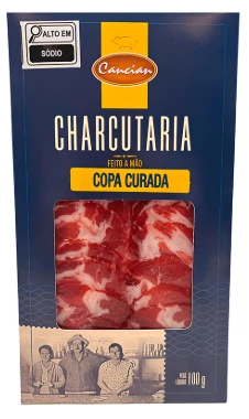Copa Cancian Curada Suina Fatiada 100g