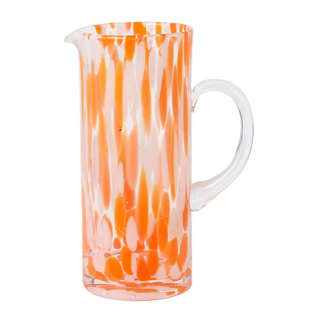 Jarra Fracalanza Aquarelle Vidro 1,7l Laranja