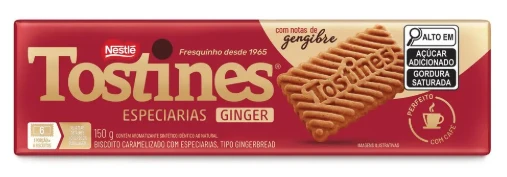 Biscoito Tostines Nestle Especiarias Gingerbread 150g