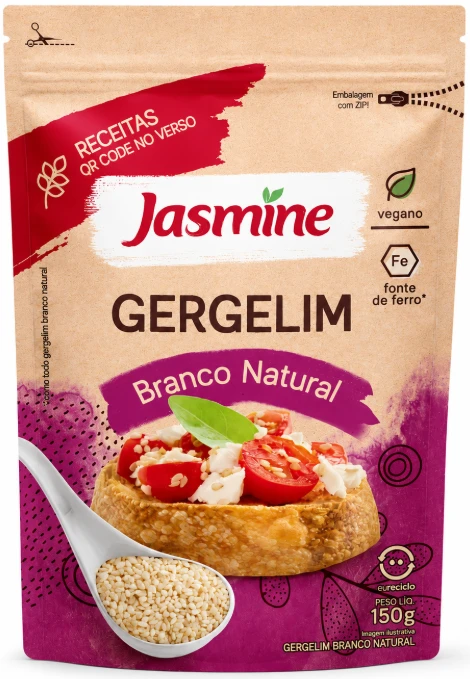 Gergelim Integral Jasmine Branco Natural 150g