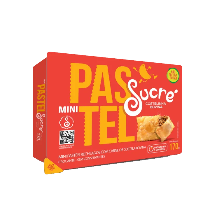 Mini Pastel Sucre Costela 170g