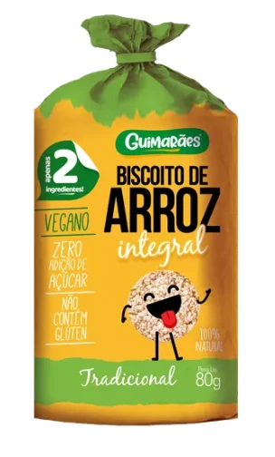 Biscoito Guimaraes 80g Arroz Integral