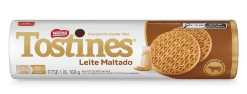 Biscoito Tostines Nestle Leite Maltado 160g