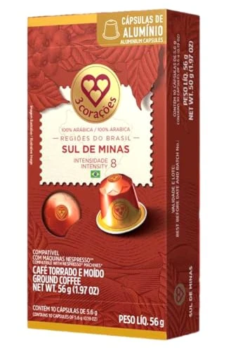 Caps Cafe 3 Coracoes Sul de Minas 56g