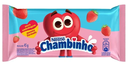 Picolé Nestle Chambinho Morango 45g