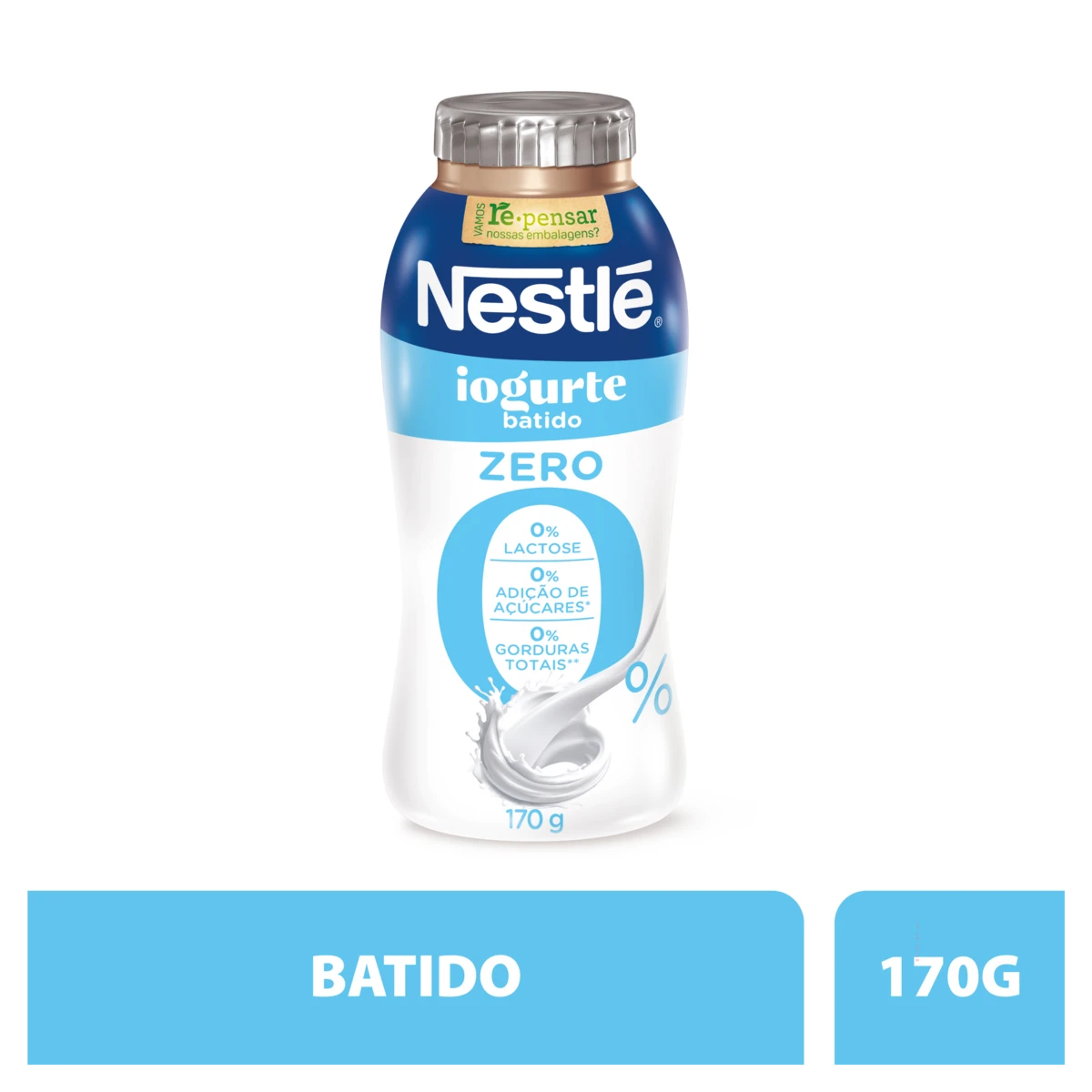 Iogurte Nestle Destanado Batido Zero LActose 170g