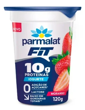 Iogurte Parmalat 100g Zero Lac Fit Morango