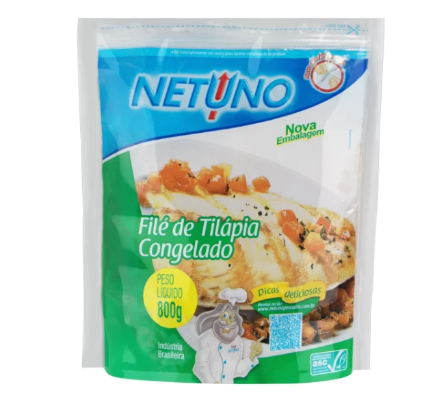 Filé De Tilapia Netuno Congelado 800g