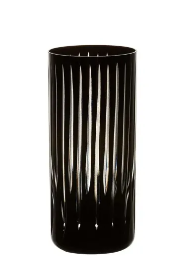 Copo de cristal long drink preto Strauss 395ml Unidade