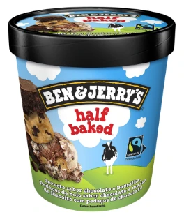 Sorvete Ben Jerrys 458ml Half Baked